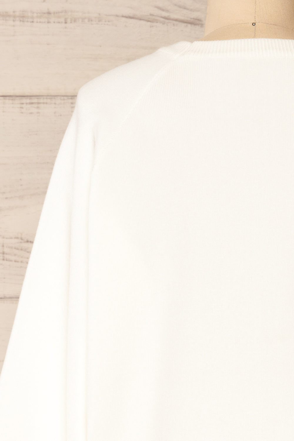 Yvonne Oversized Knit Sweater | La petite garçonne back close-up