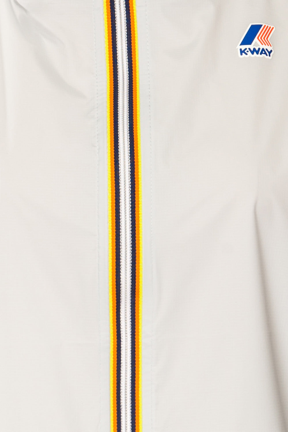 Zamora Grey Packable Rain Jacket | La petite garçonne fabric