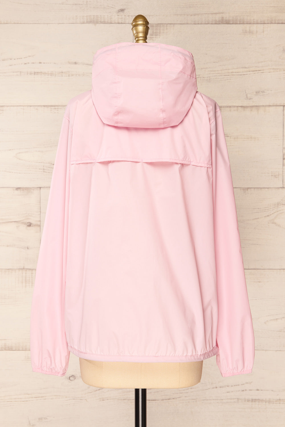 Zamora Mauve Packable Rain Jacket | La petite garçonne back view