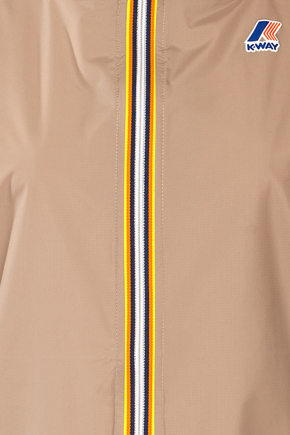 Zamora Taupe Packable Rain Jacket | La petite garçonne fabric