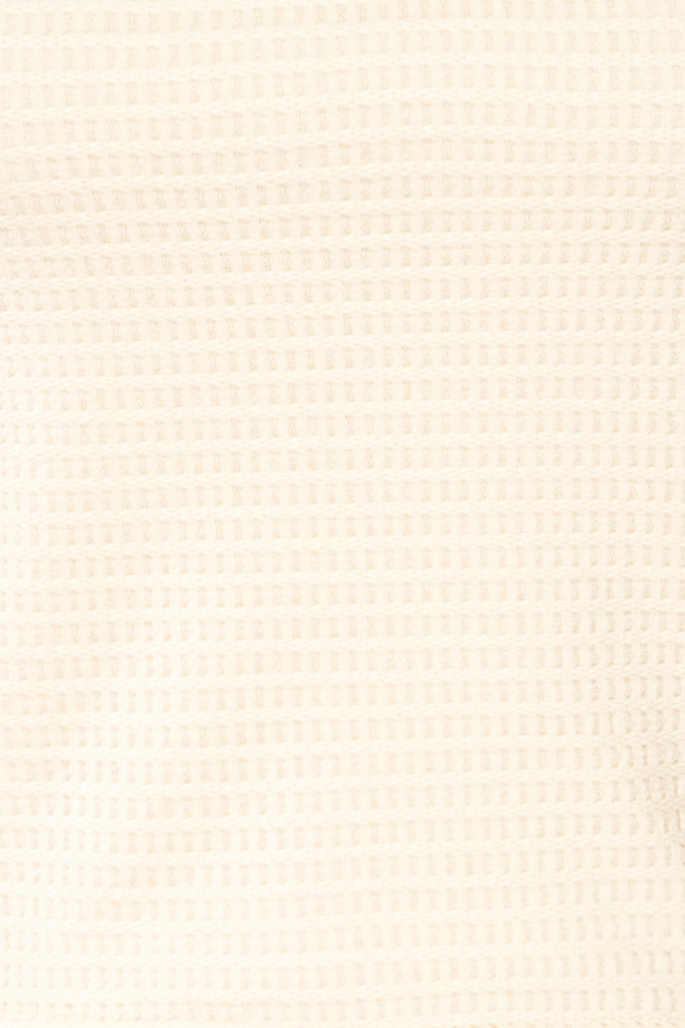 Zayna Ivory Twist Front Long Sleeve Top | La petite garçonne fabric