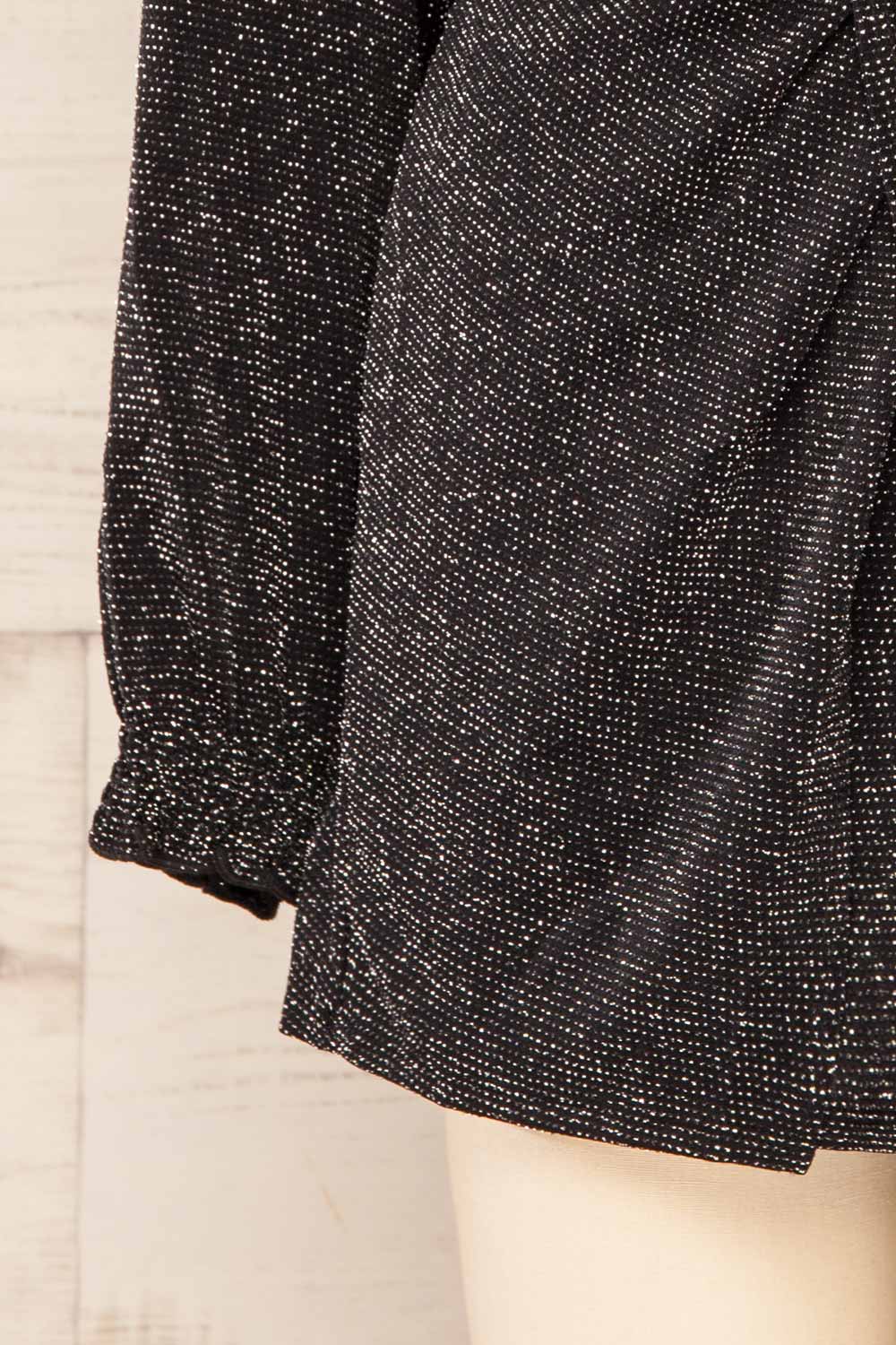 Zinda | Long Sleeve Romper w/ Metallic Detailing bottom