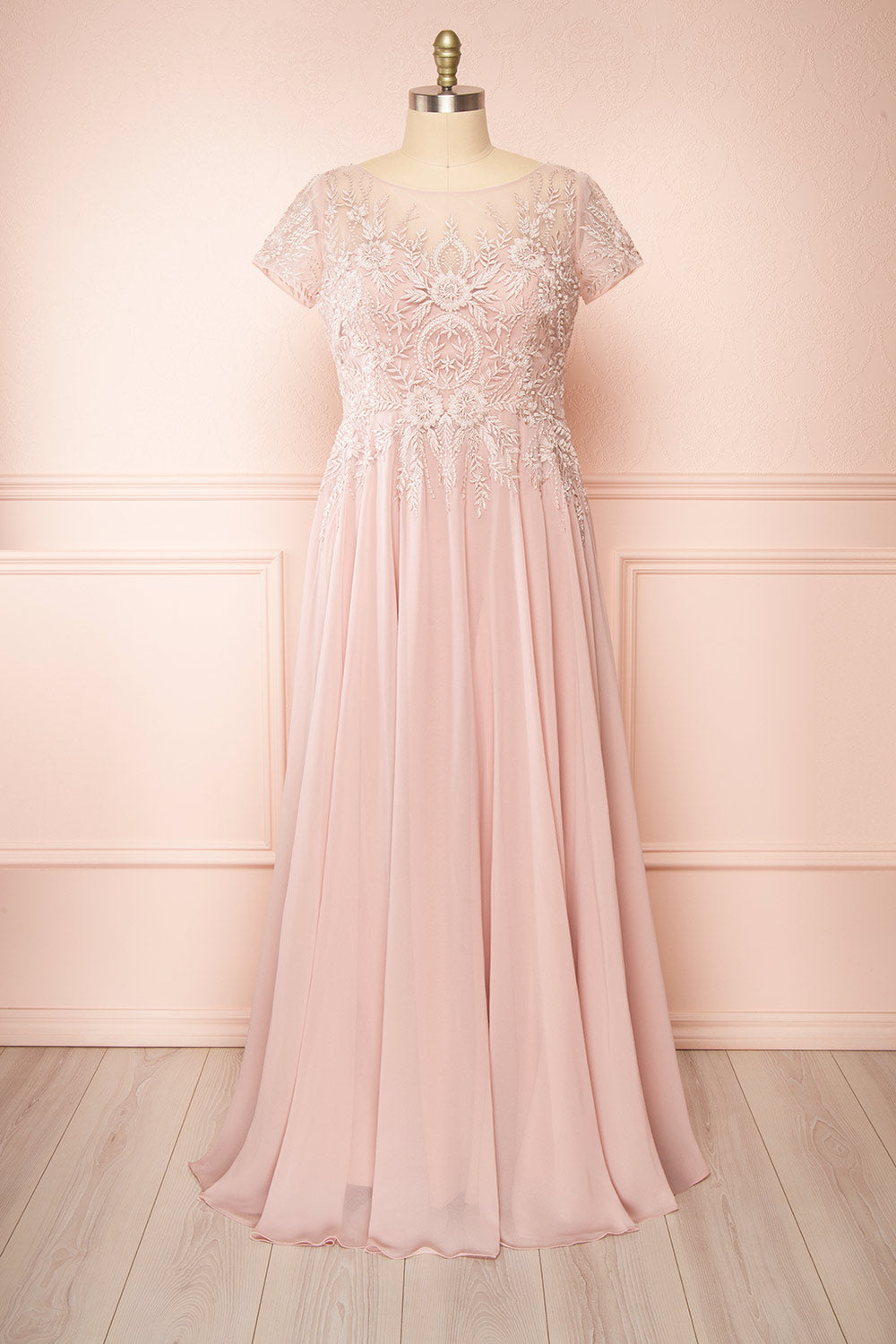 Zirnitra Embroidered Maxi Dress | Boudoir 1861 front view