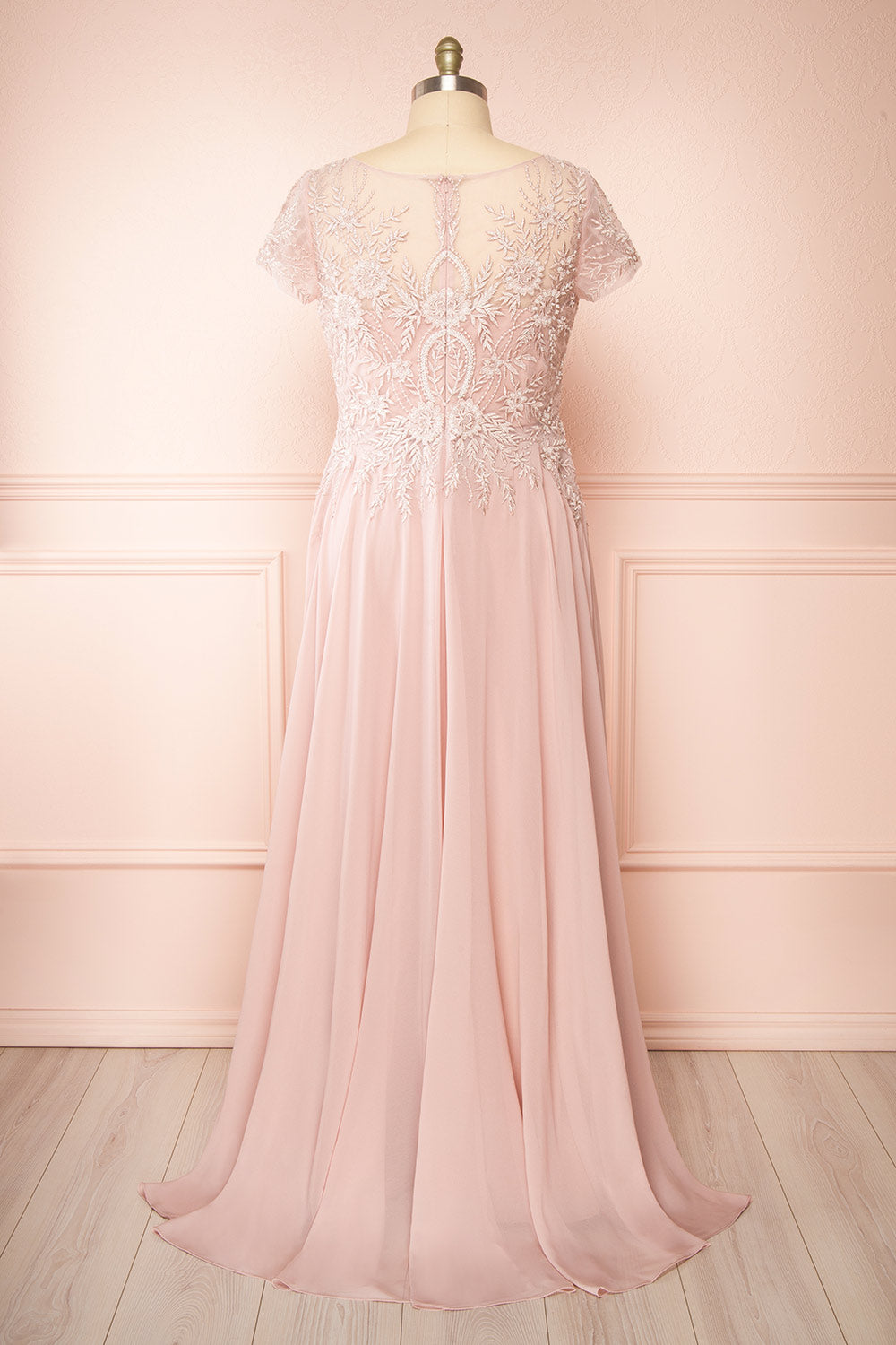 Zirnitra Embroidered Maxi Dress | Boudoir 1861 back view