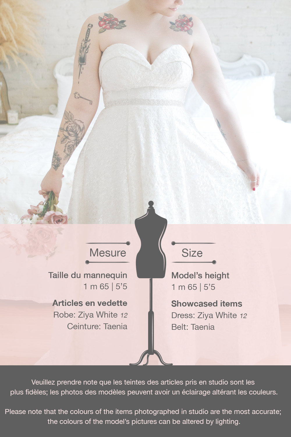 Ziya White | Bridal Bustier Dress