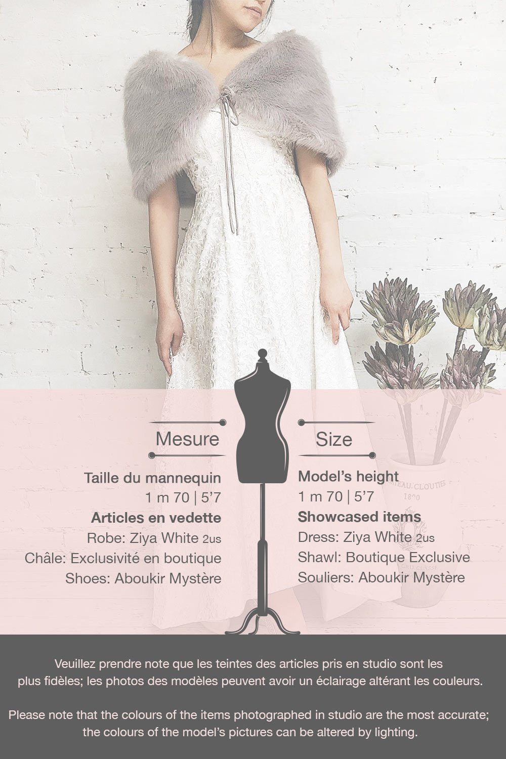 Ziya Gold | Embroidered Bustier Dress