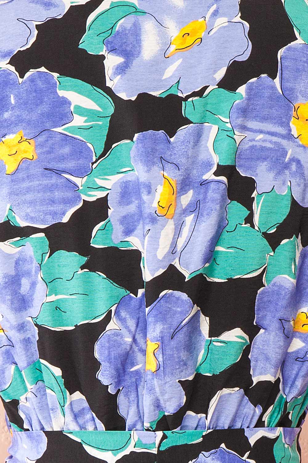 Zosime Ruffled Floral Top | Boutique 1861 fabric