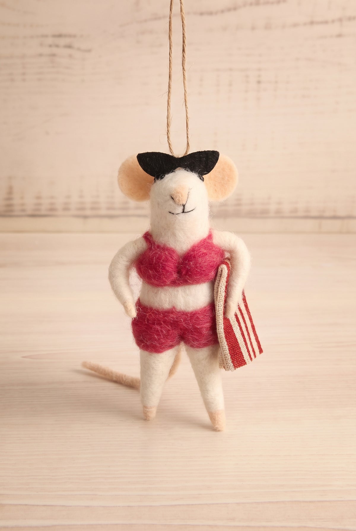 view of biniki bonnie Eclectic Holiday Mouse Ornament - 8 Options at Maison garçonne