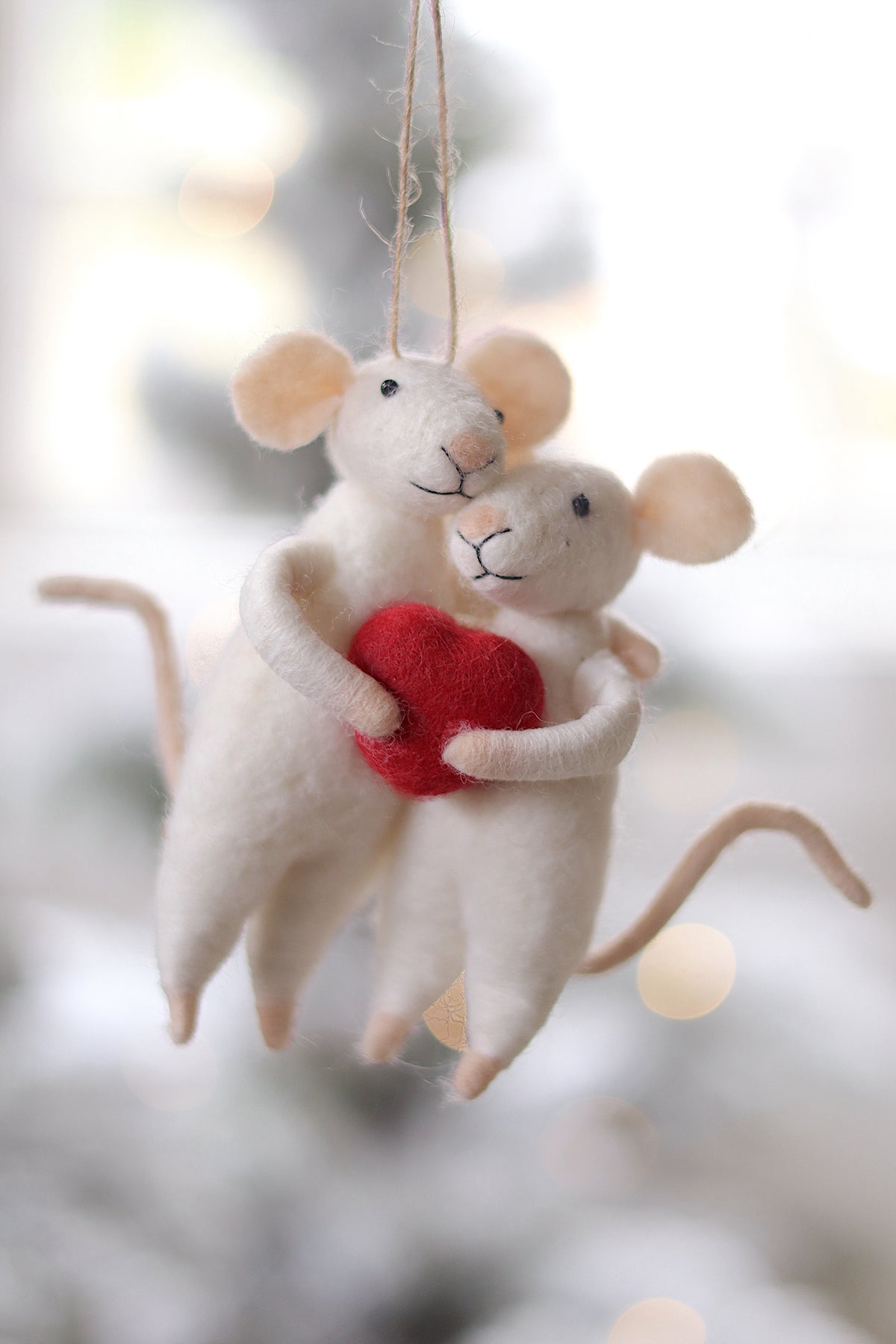 lifestyle view of Cozy Lovers Holiday Ornament at Maison garçonne