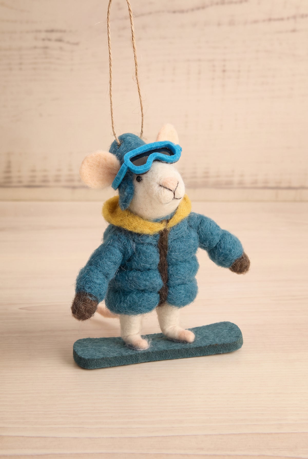 view of snowboard sydney Sporty Holiday Mouse Ornament - 10 Options at Maison garçonne