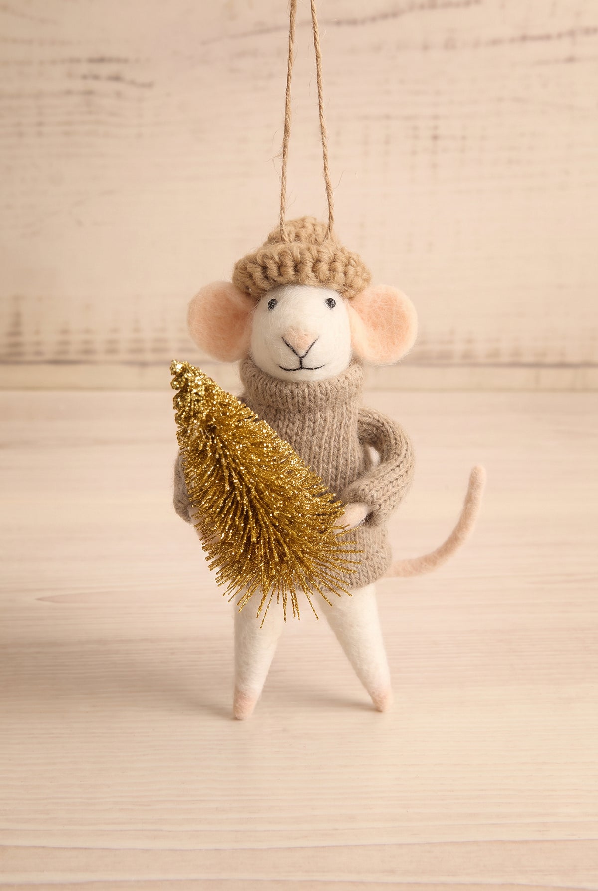 view of cozy cole Festive Holiday Mouse Ornament - 13 Options at Maison garçonne