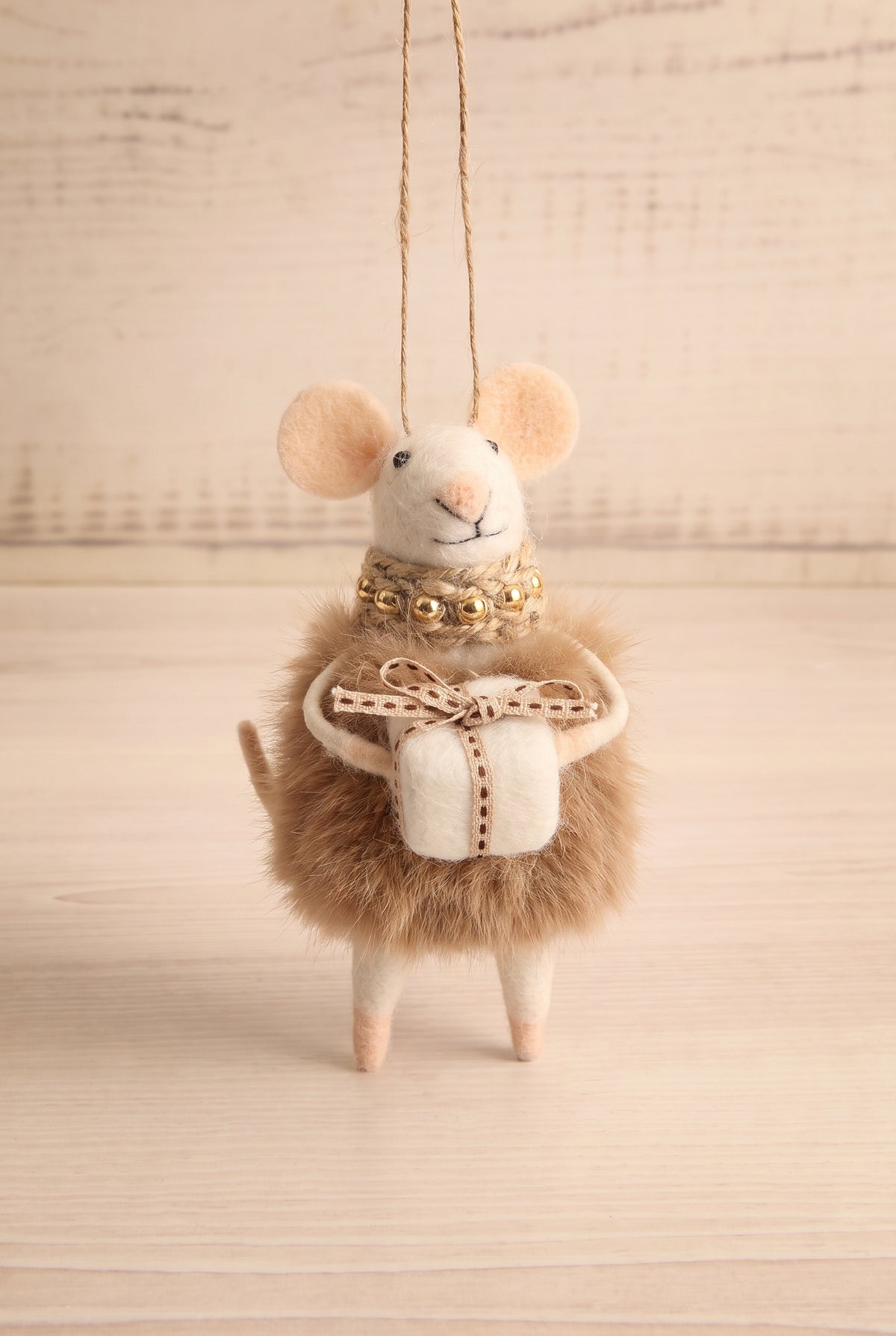 view of gifting gloria Gifting Holiday Mouse Ornament - 3 Options at Maison garçonne
