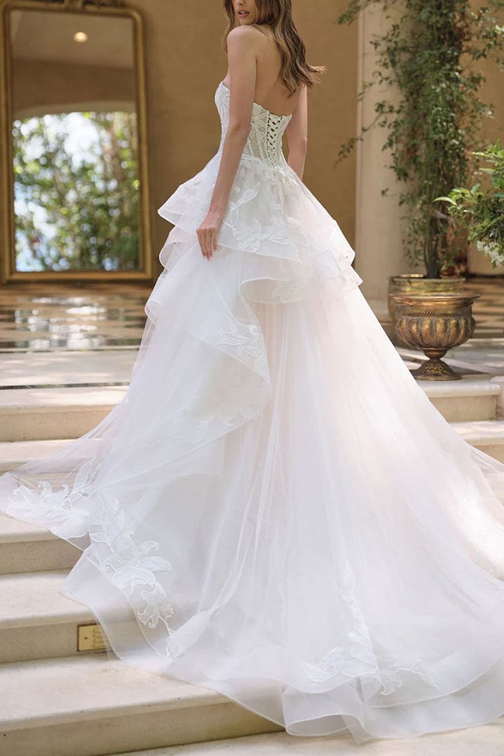 Altheria Layered Tulle Corset Dress | Boudoir 1861