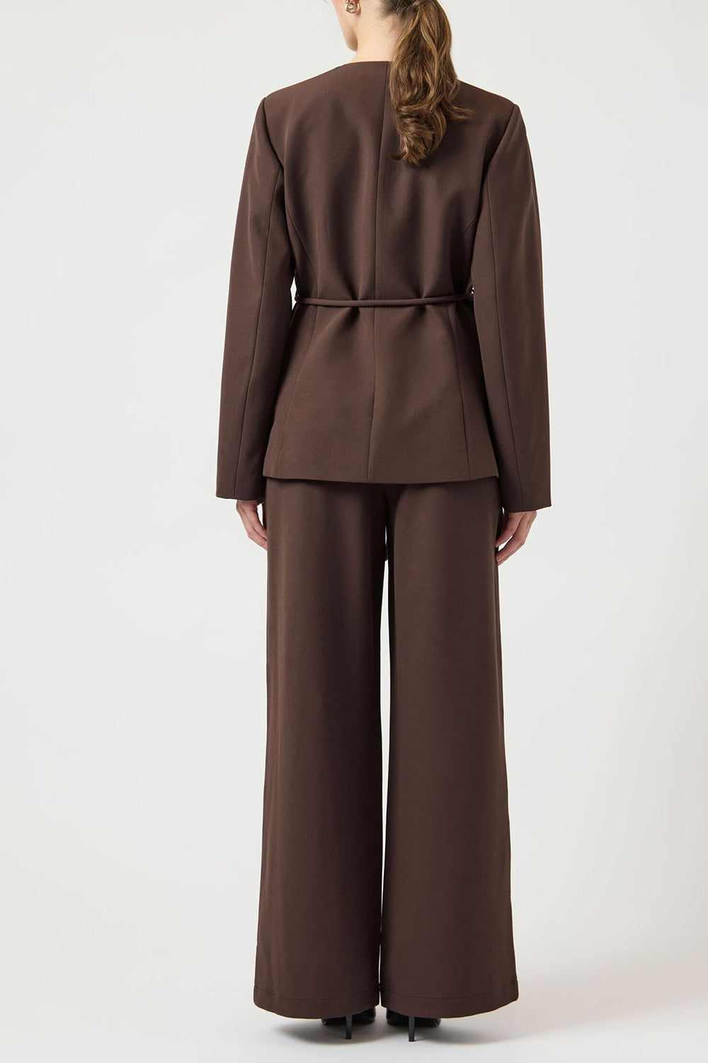 Bundi | Veston Brun avec Poche sur Cordon de Serrage