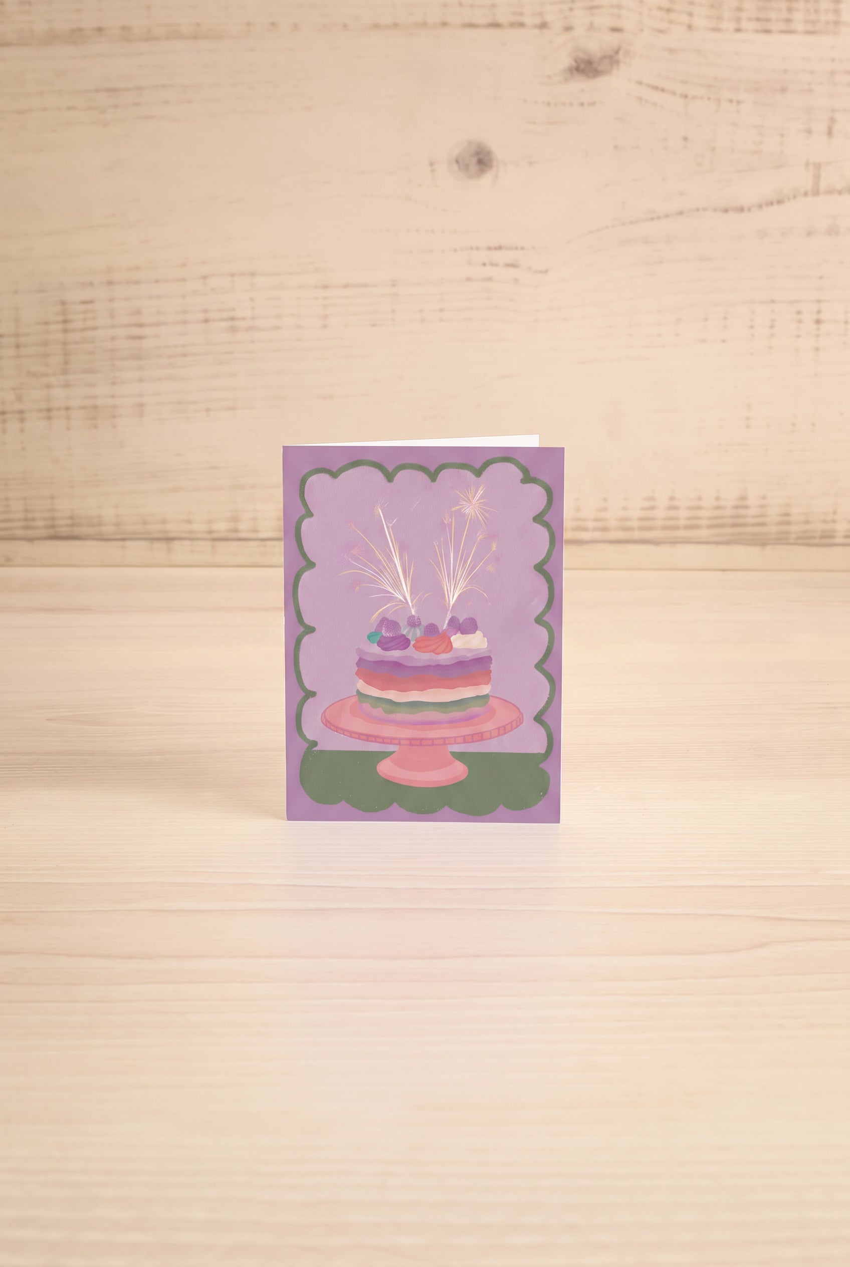 Birthday Cake Mini Card by Lili grafitti at la maison garçonne