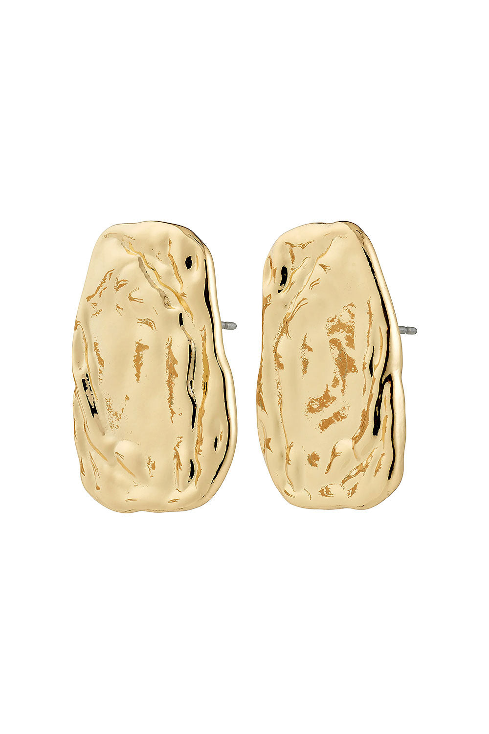 Cambio Gold | Flat Rustic Earrings