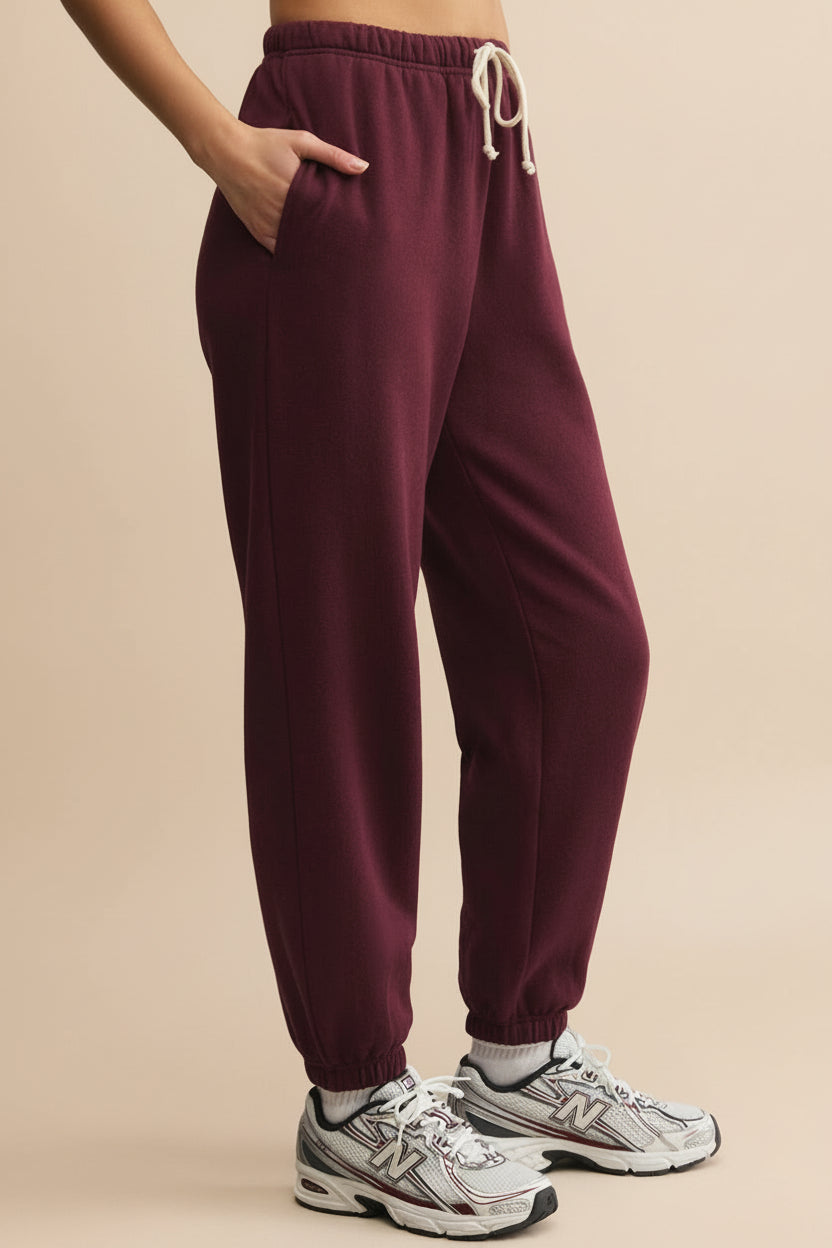 Capua | Pantalon de Jogging Bourgogne