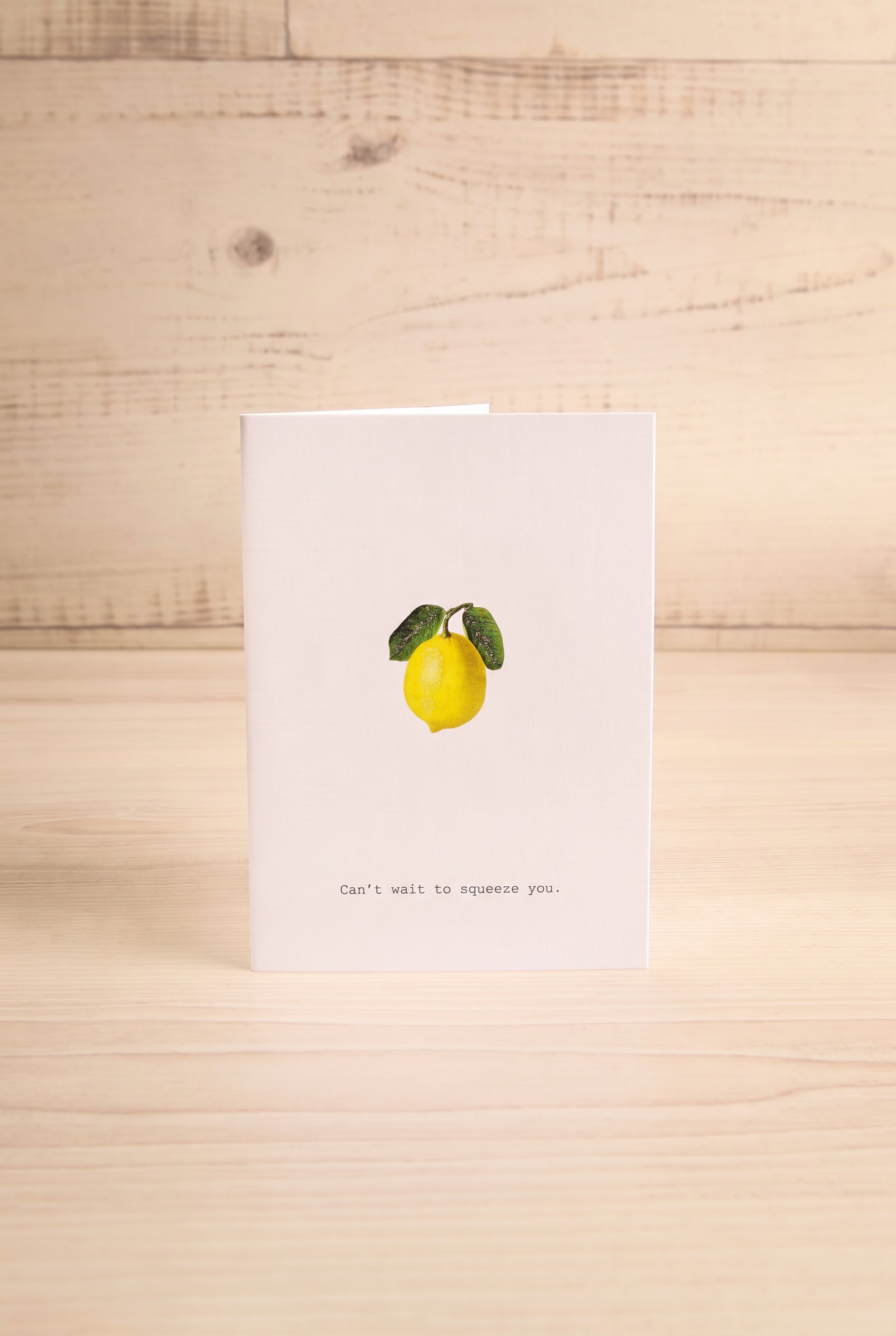 Can't Wait To Squeeze You Small Greeting Card | Maison Garçonne