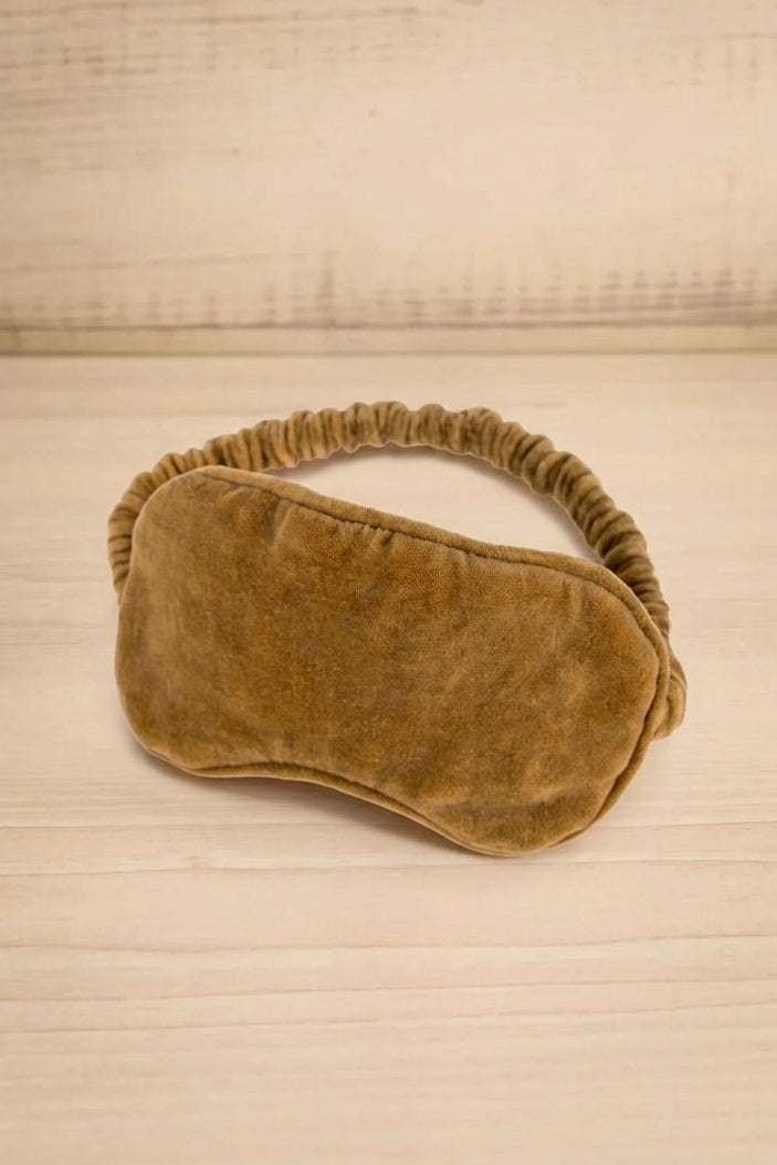 Brown sleep mask Doda from maison garçonne.