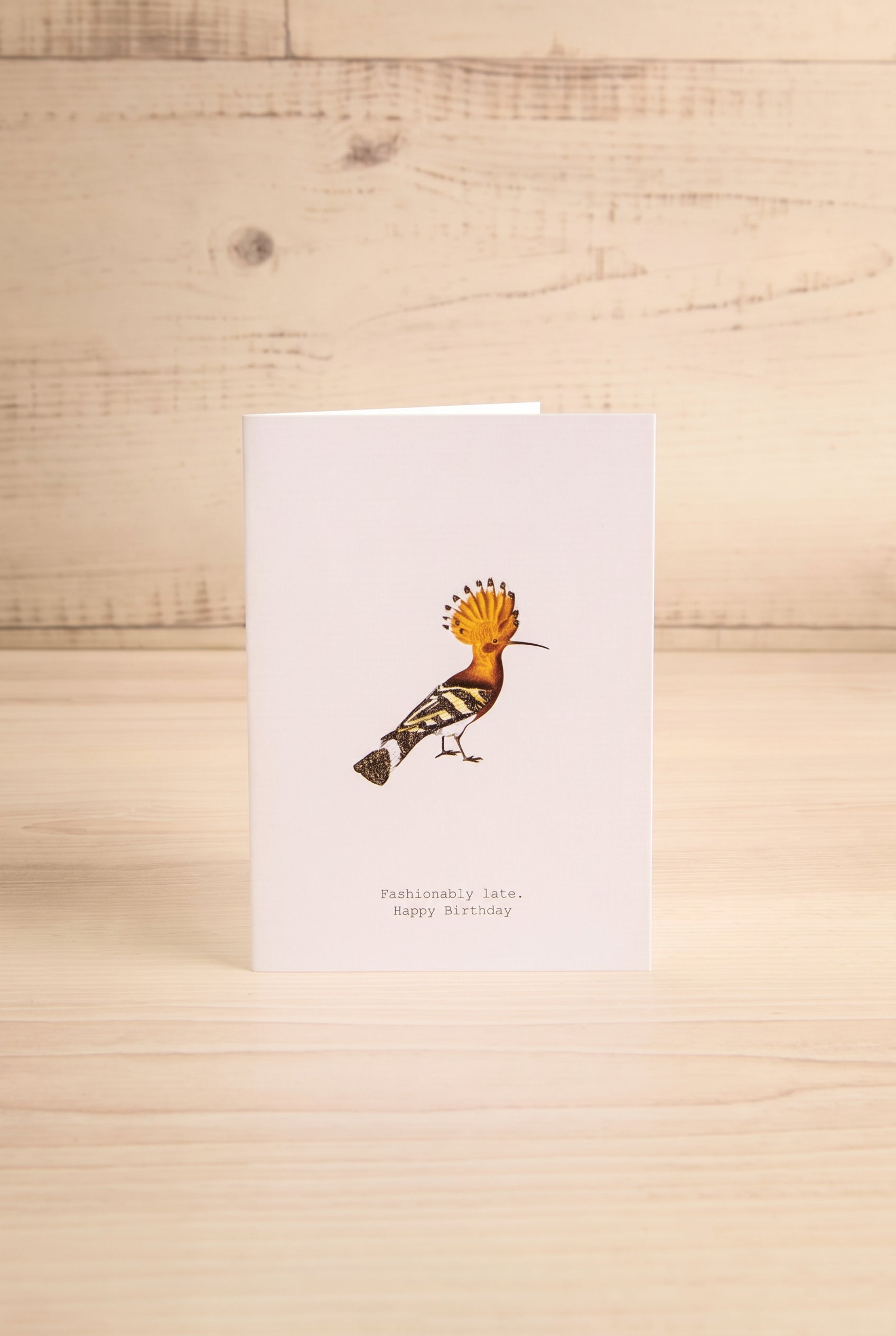 Fashionably Late Small Greeting Card | Maison Garçonne