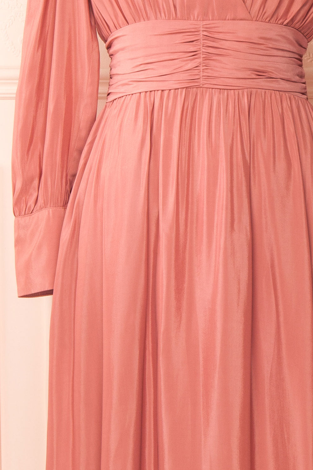 Fiorana Pink Midi Dress w/ Long Sleeves | Boutique 1861 sleeve 