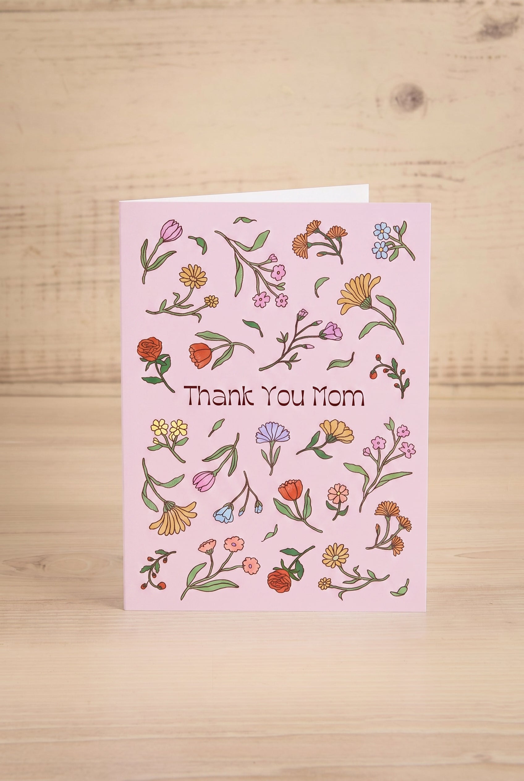 photo of a greeting card at maison garçonne saying  Thank you mom by Foonie 