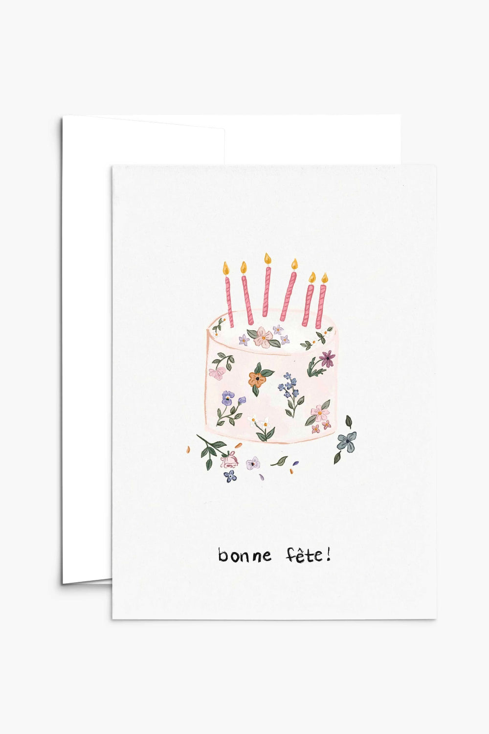 Floral Birthday Cake | Greeting Card