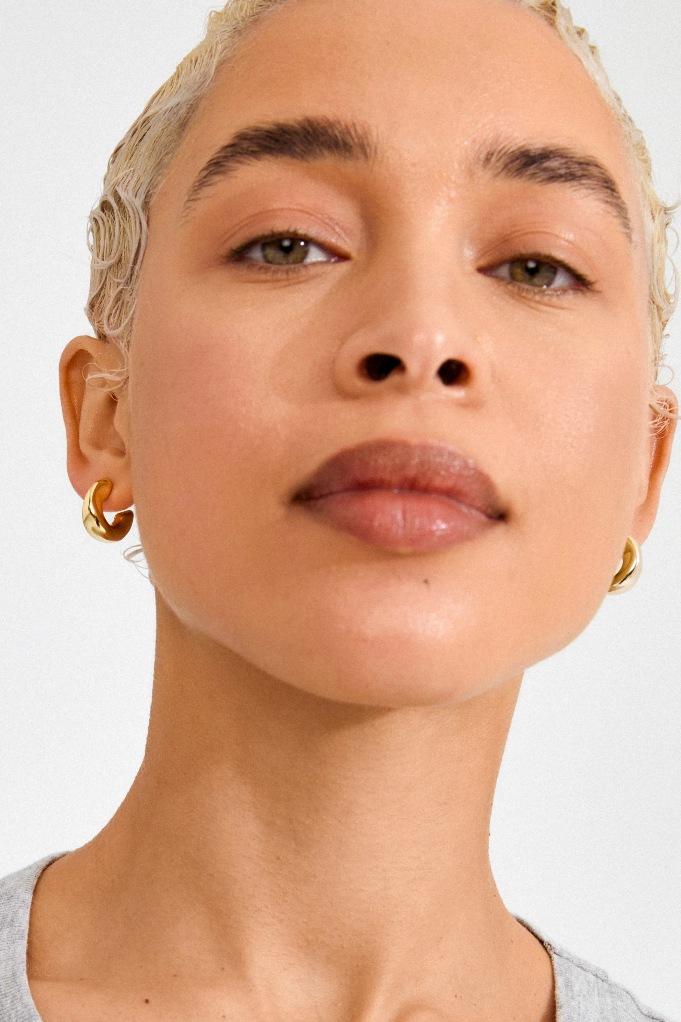 Jenning Gold | Small Half Hoops Earrings by Pilgrim