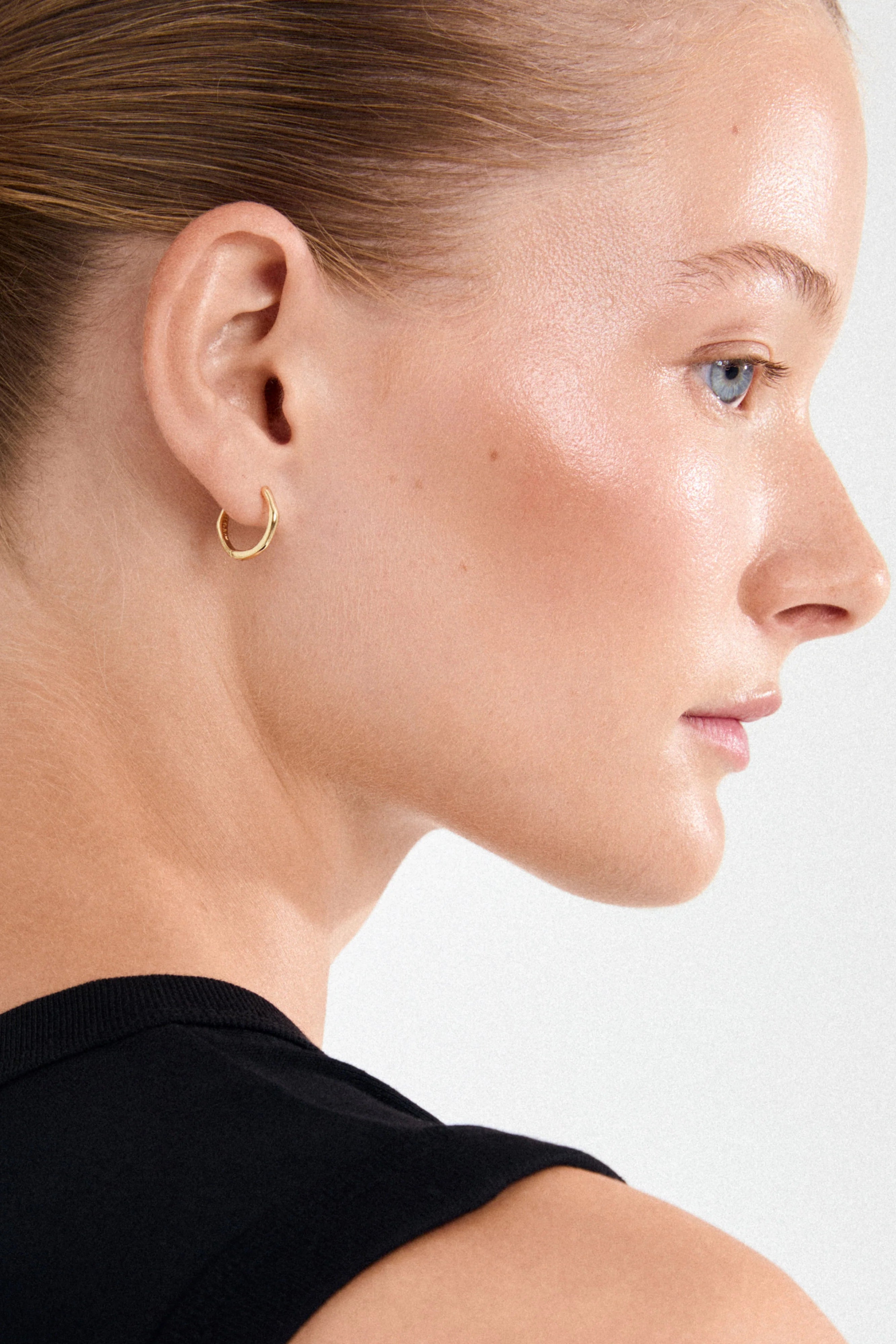 Nahan Or | Mini Boucles d'Oreilles en Anneaux par Pilgrim