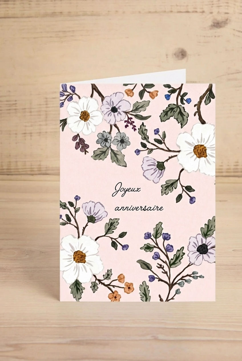 Happy Birthday Floral | Greeting Card