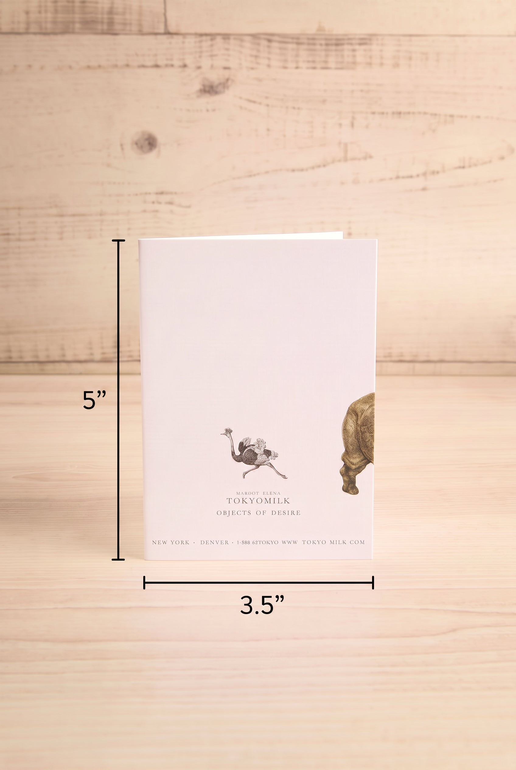Made For Each Other Small Greeting Card | Maison Garçonne  back 