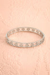 Mitsuko Silver Thin Crystal Bracelet | Boutique 1861