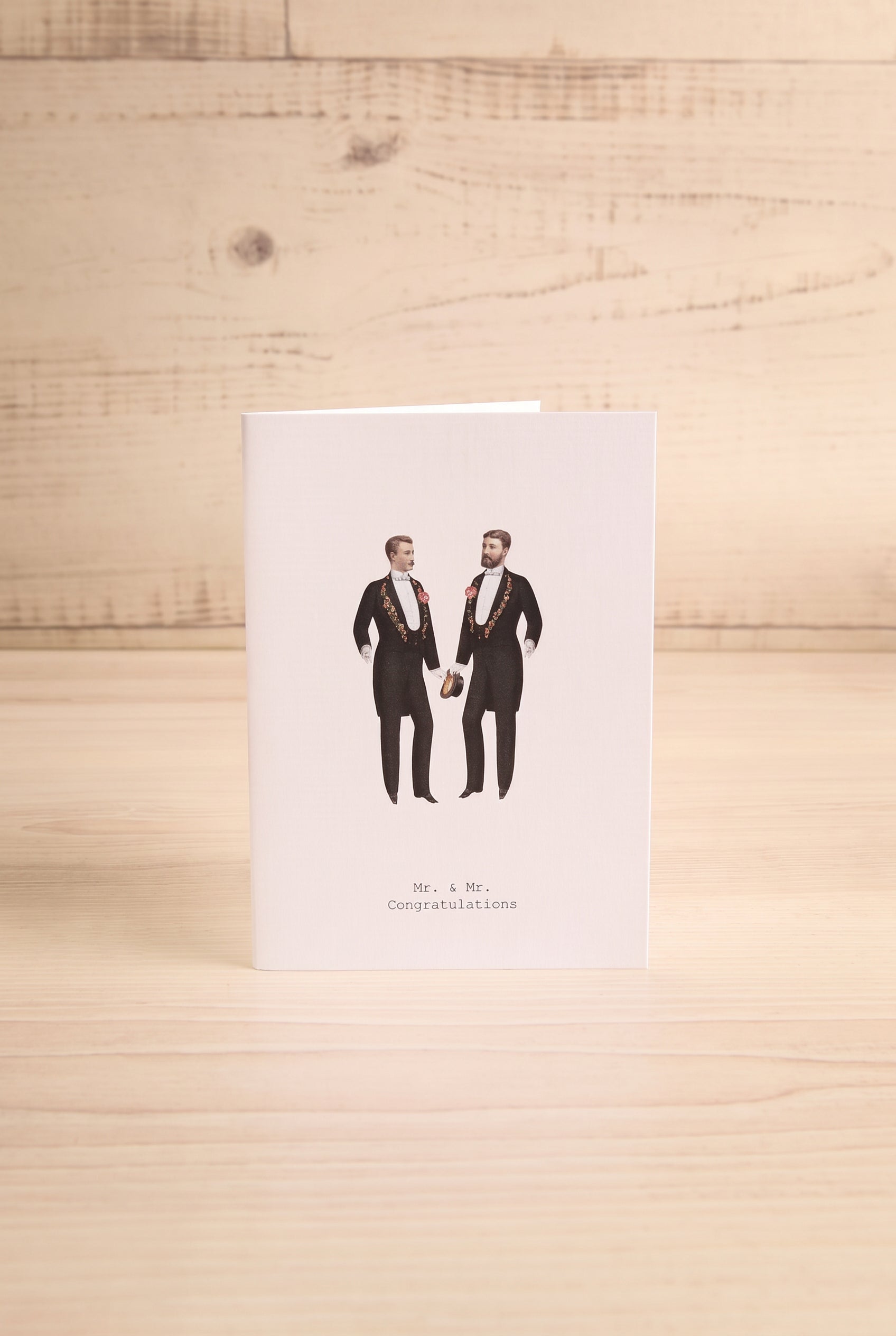 Mr. Congratulations Small Greeting Card | Maison Garçonne