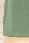 Margao Green Top w/ Wide Sleeves | La petite garçonne  bottom