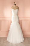 Maria Theresa White tulle bustier gown | Boutique 1861 front