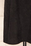 Marlo Short Black Corduroy Dress | La petite garçonne bottom