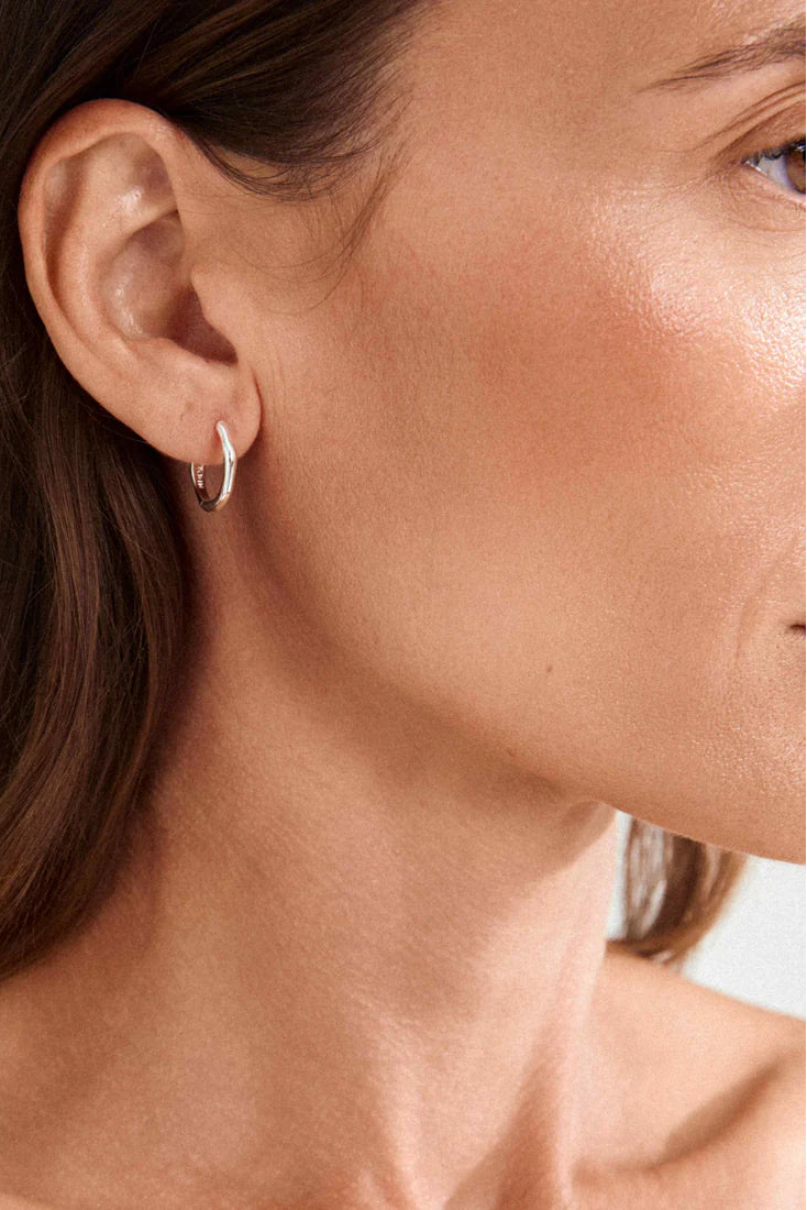 Nahan Silver | Mini Hoop Earrings by Pilgrim