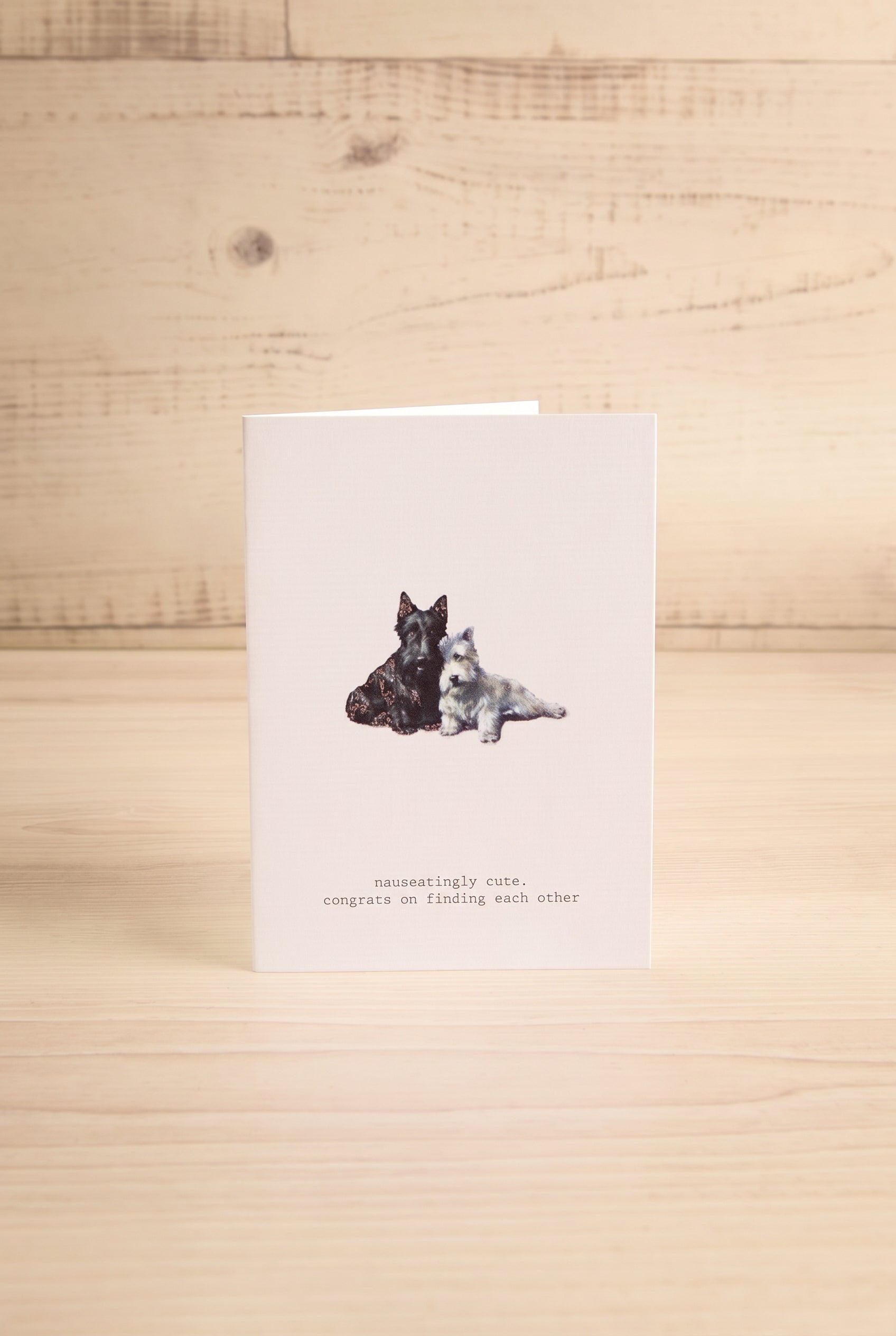 Nauseatingly Cute Small Greeting Card | Maison Garçonne