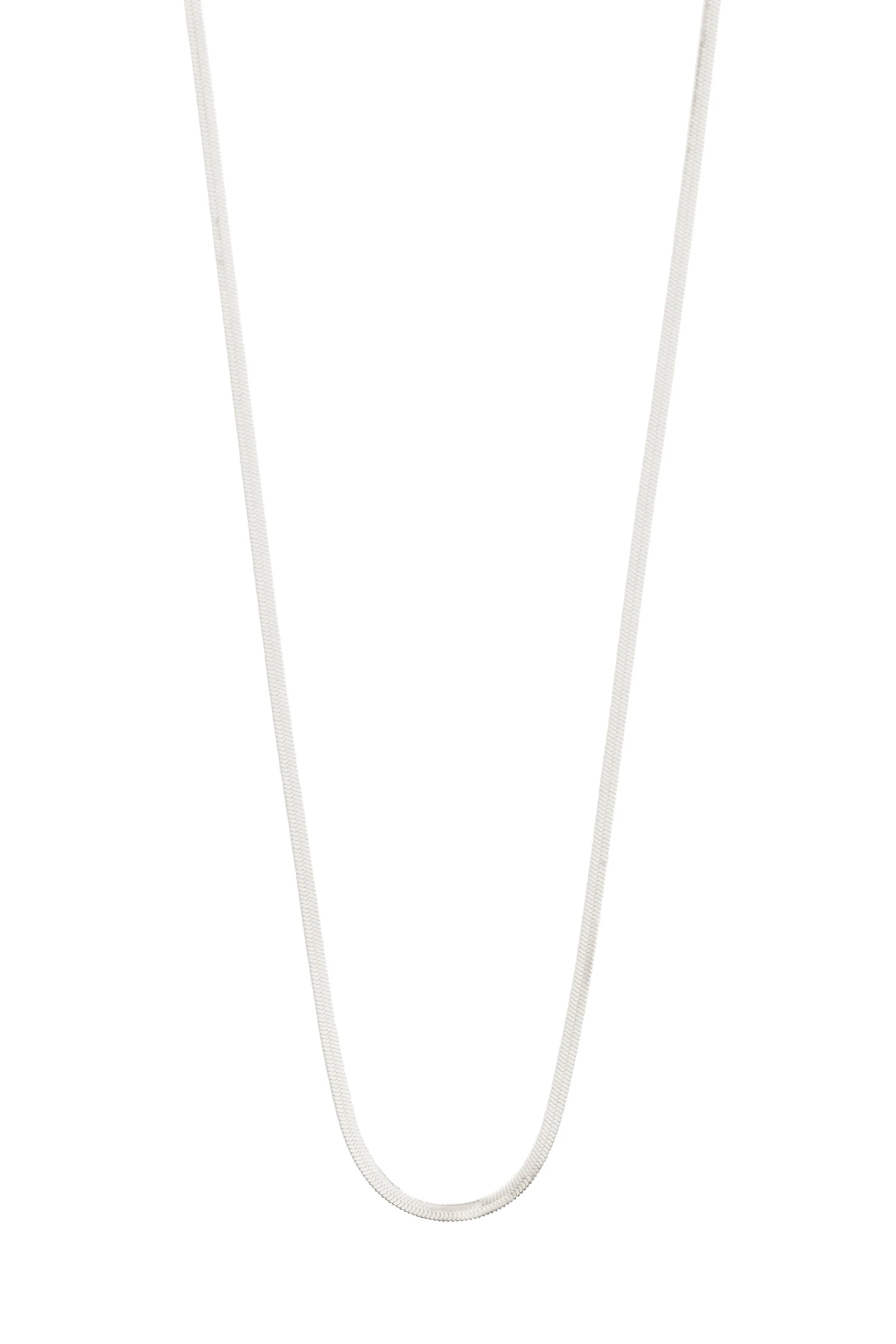 Nykyta Silver | Herringbone Chain Necklace by Pilgrim