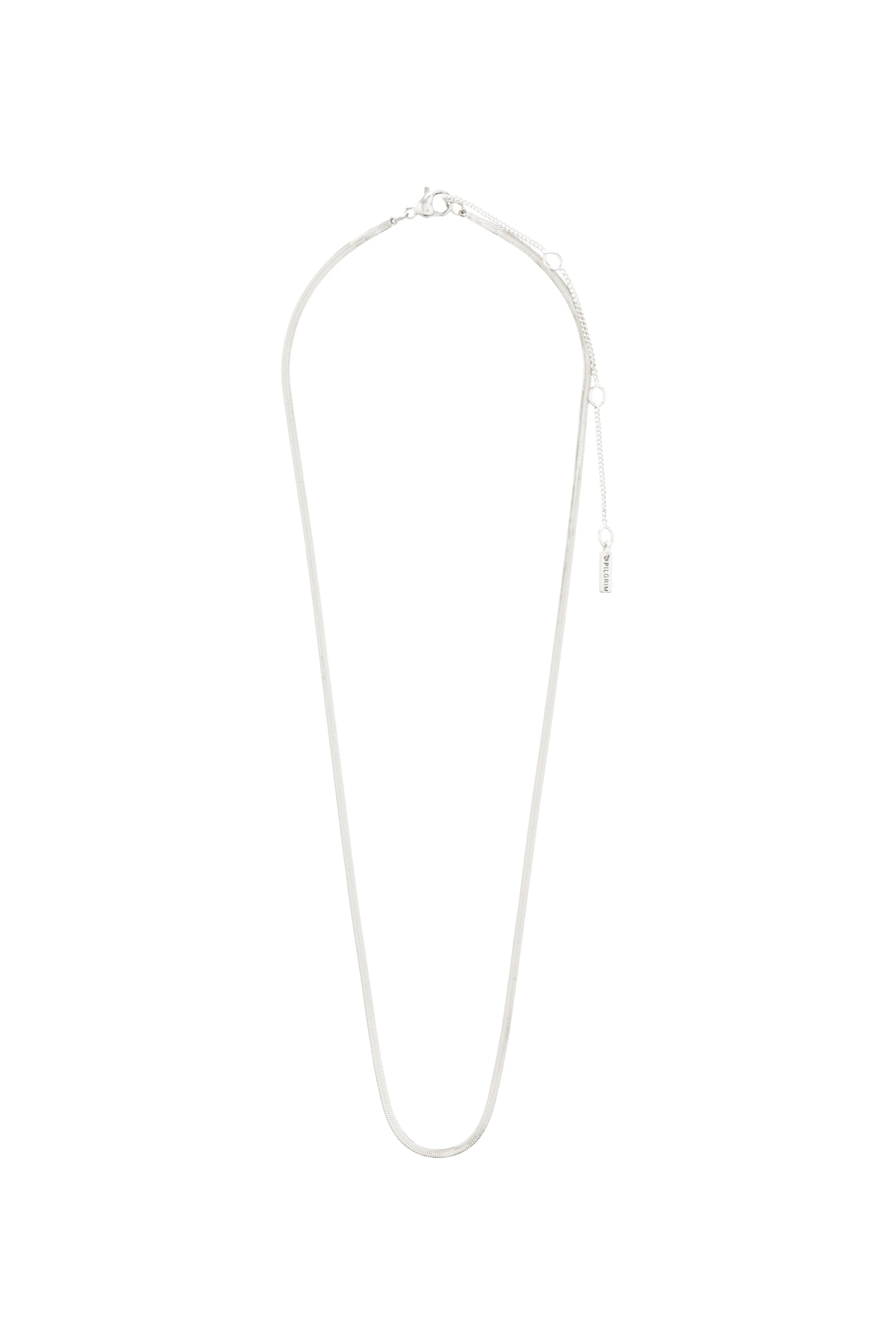 Nykyta Silver | Herringbone Chain Necklace by Pilgrim