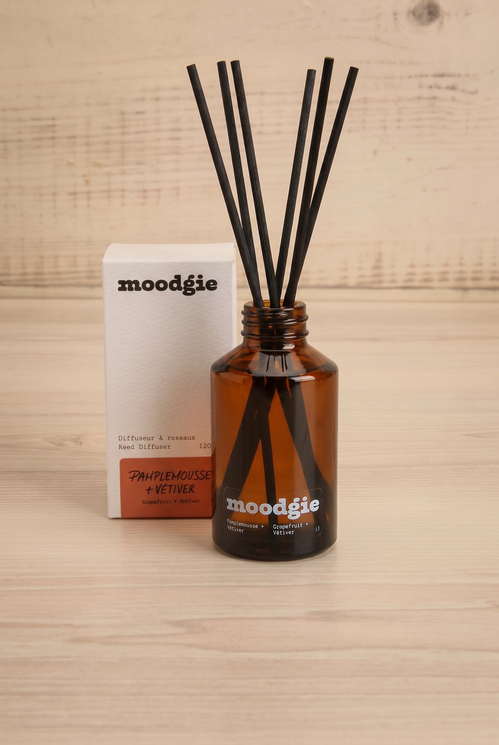 Grapefruit + Vetiver | Reed Diffuser