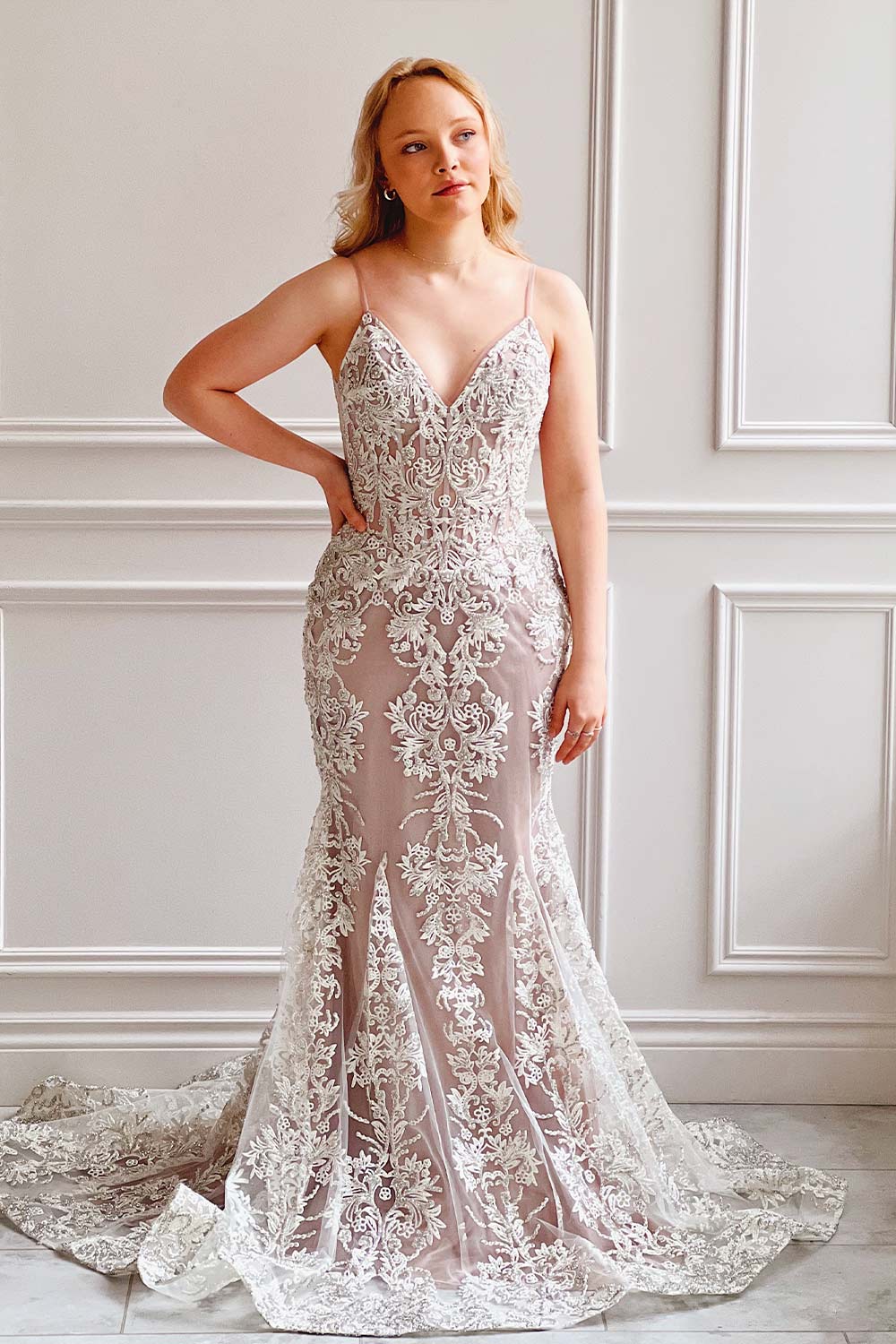 Evanthe Crystals Mermaid Wedding Dress