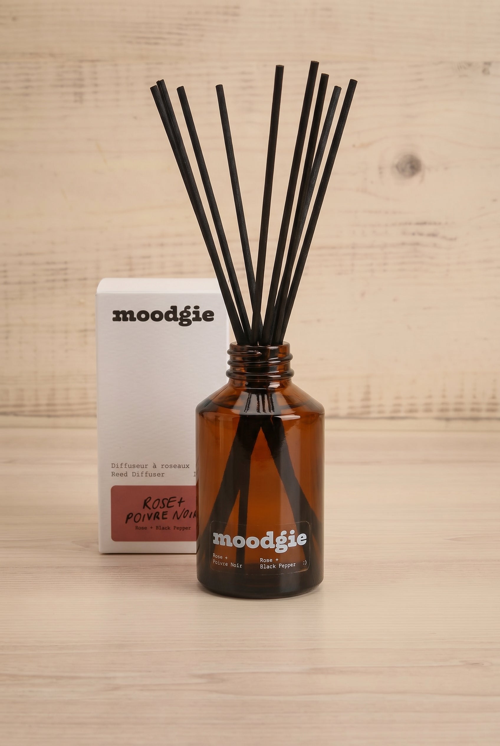 Rose + Black Pepper | Reed Diffuser