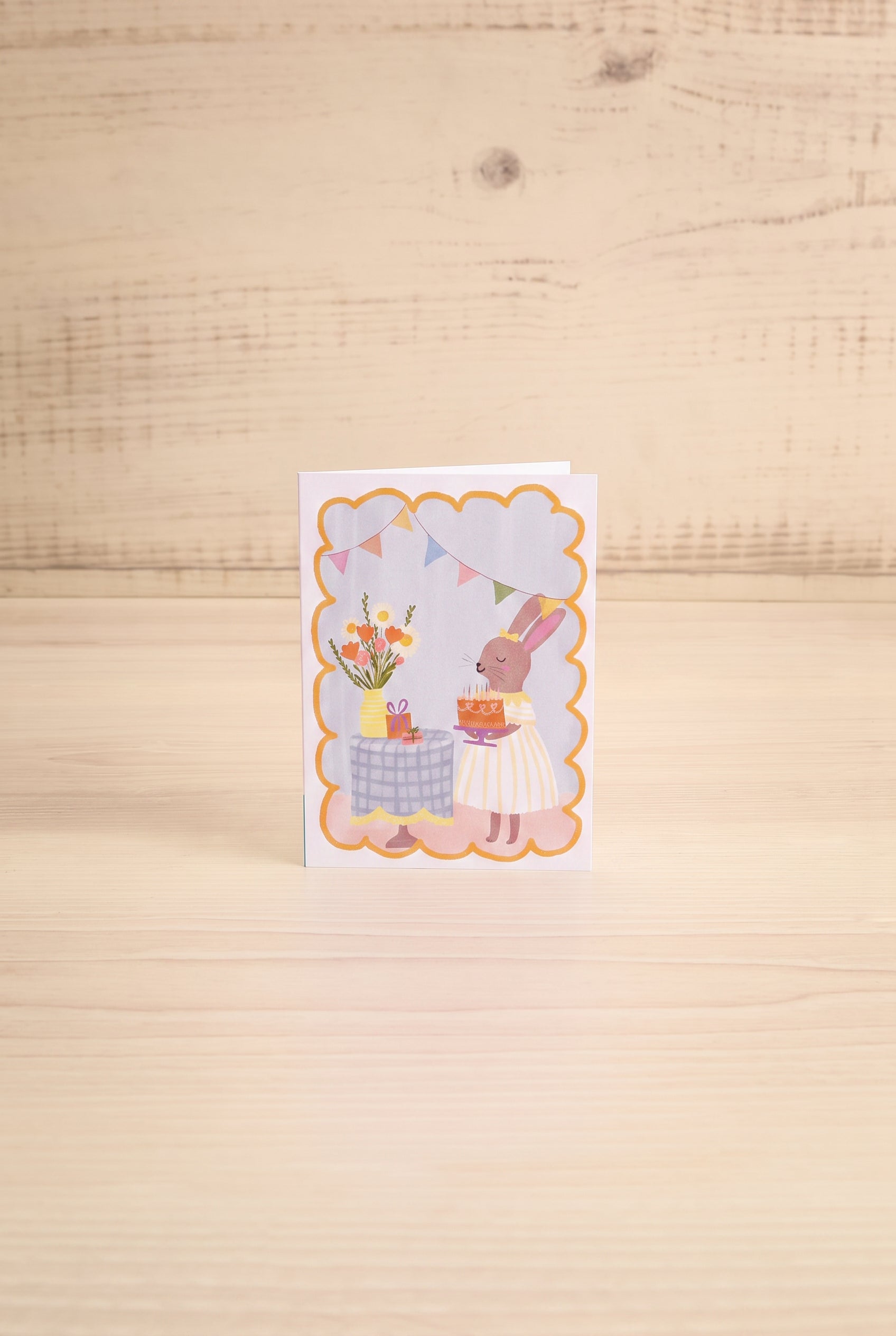 Rabbit Birthday Mini Card by Lili Grafitti at la maison garçonne