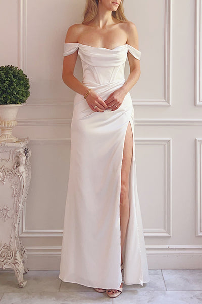 Symone | Off-Shoulder Corset Bridal Dress