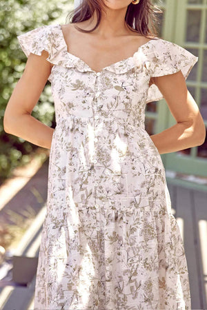 Janessa Floral Tiered Tank