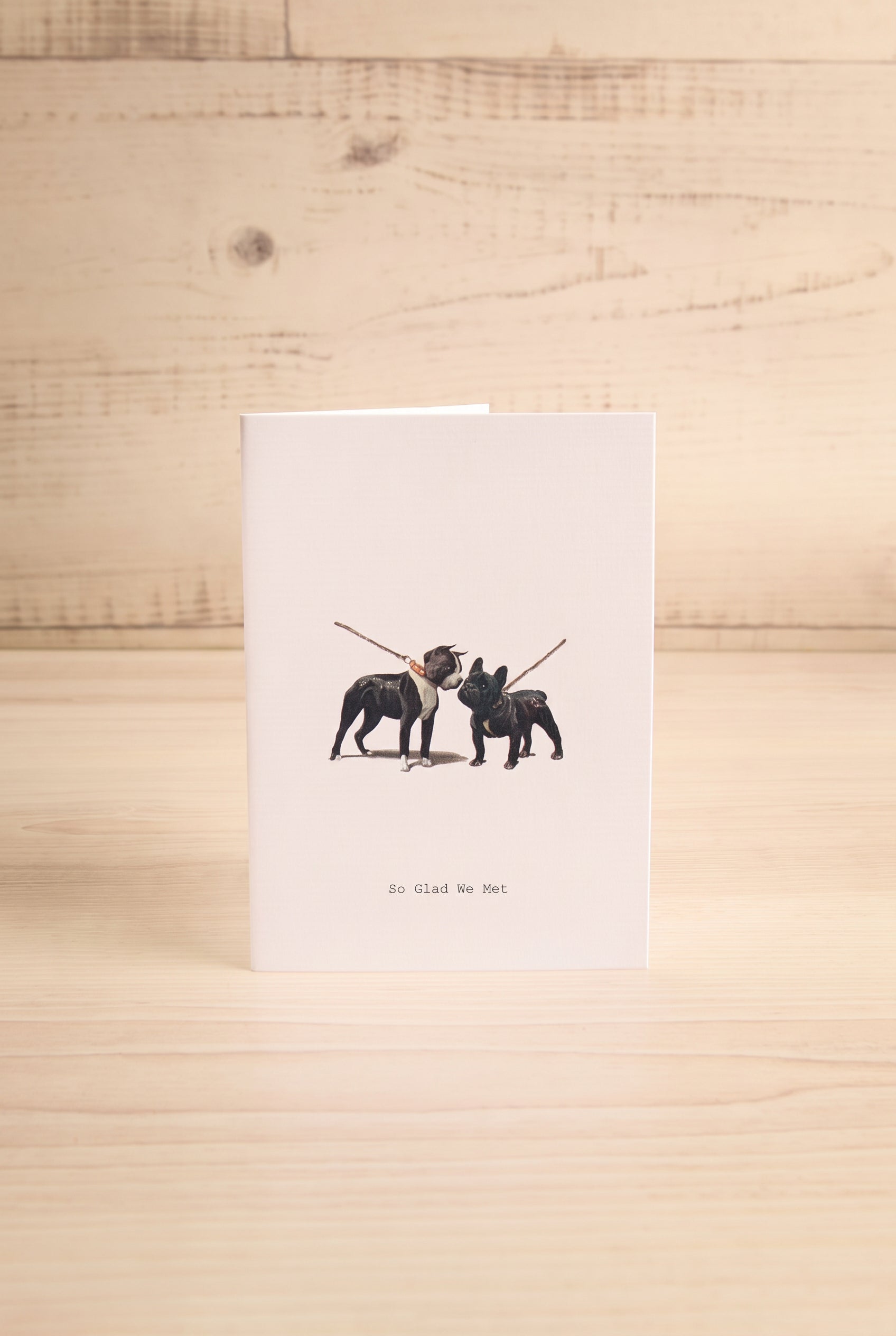 So Glad We Met Small Greeting Card | Maison Garçonne