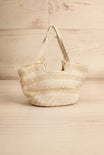 Saturday Woven Straw Tote Bag with Braided Handles from la petite garçonne
