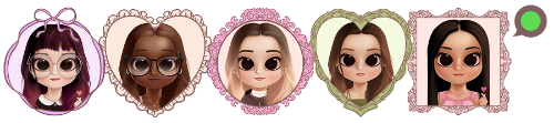Illustrated portraits of the Boutique 1861 customer service team