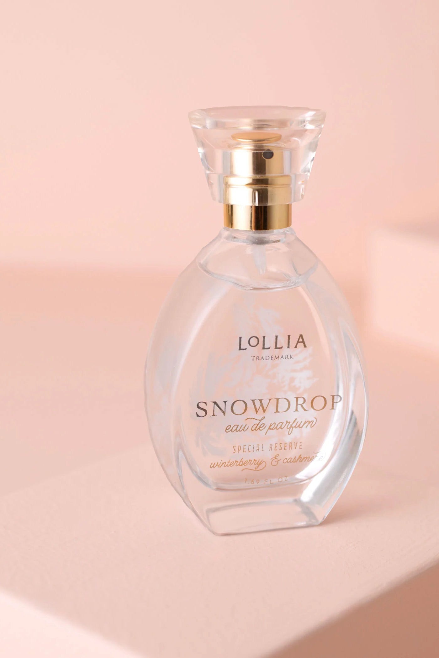 Snowdrop Perfume | Maison garçonne on pink backdrop